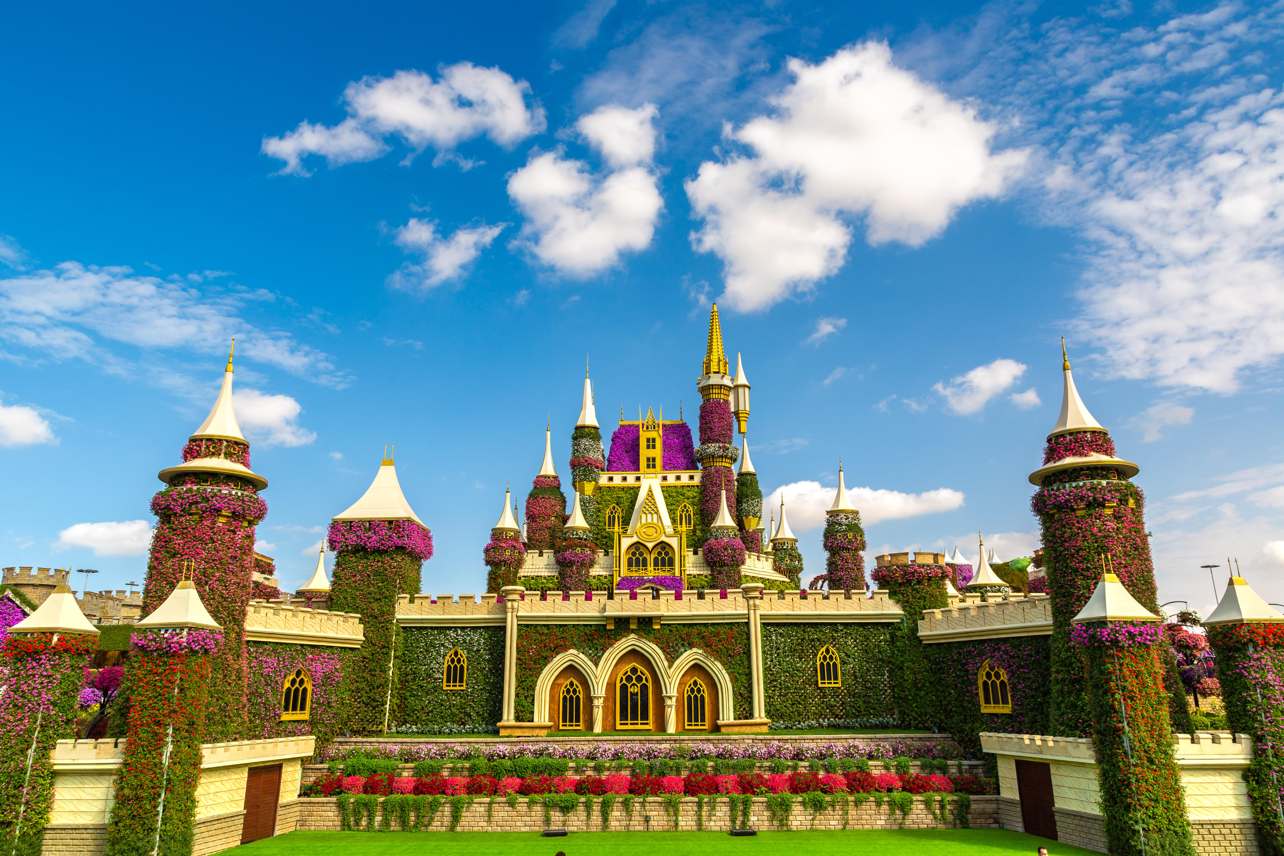 Castle Inside Dubai Miracle Garden