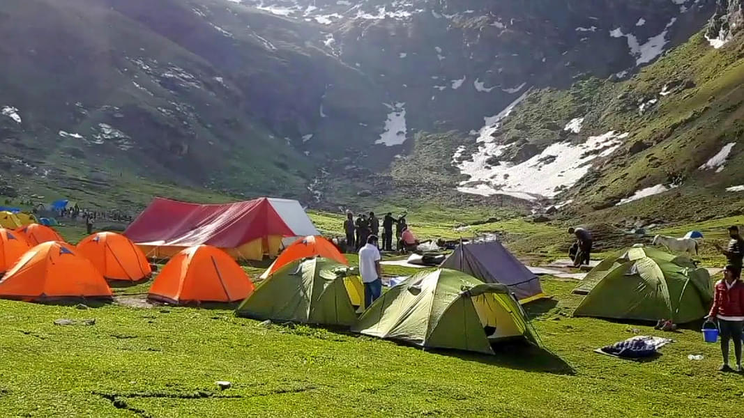 Camping at Bhrigu Lake 
