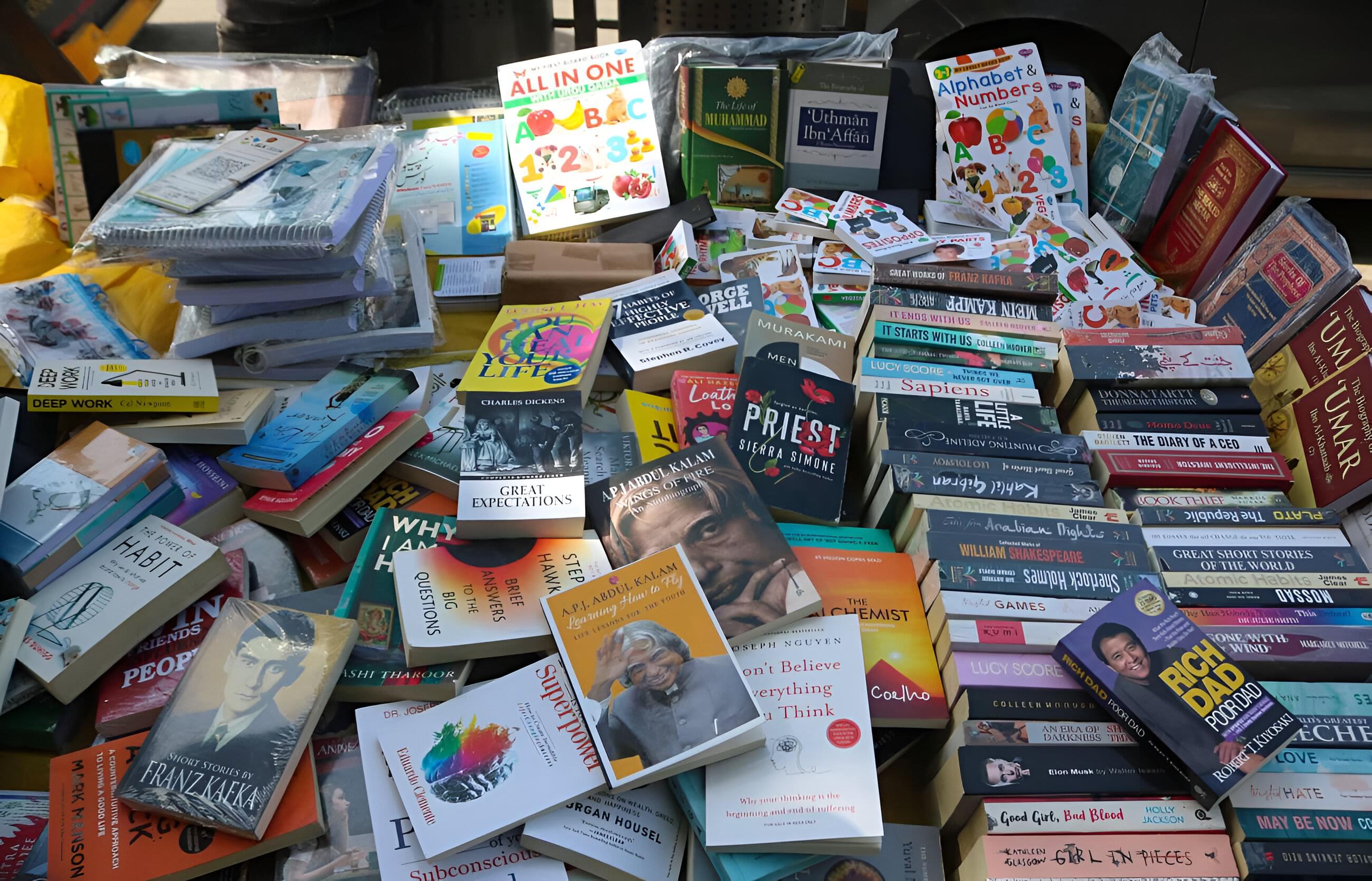 Browse bookstores and cultural centres
