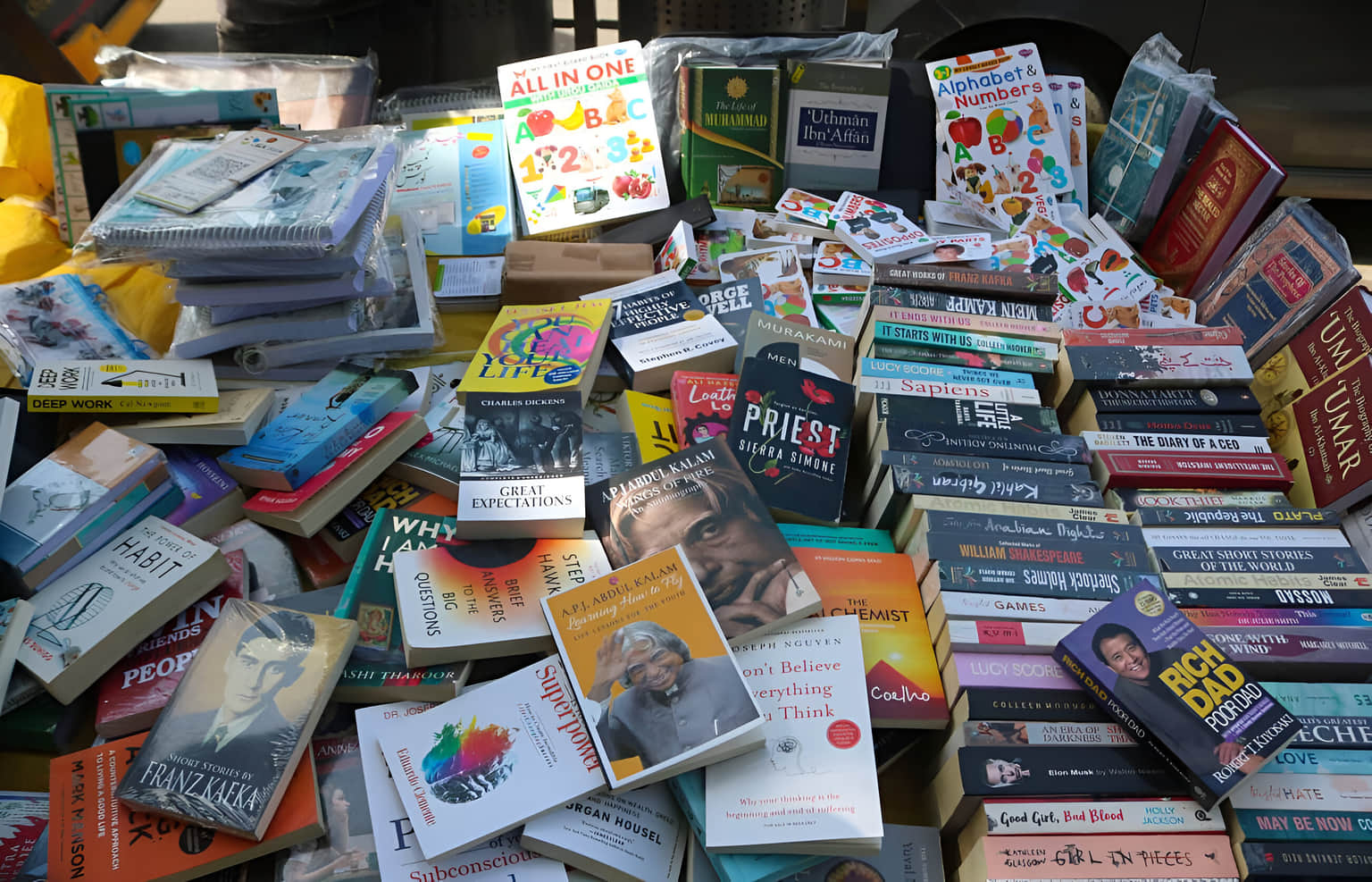 Browse bookstores and cultural centres