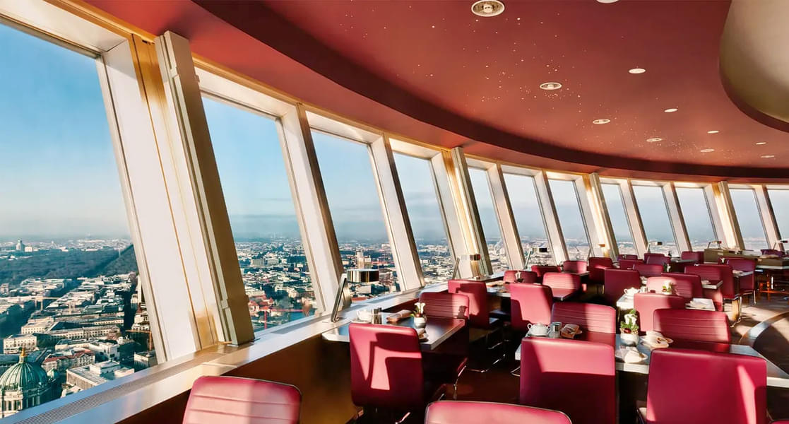 Berlin TV Tower Fast Track Tickets With 3-Course Dinner Image