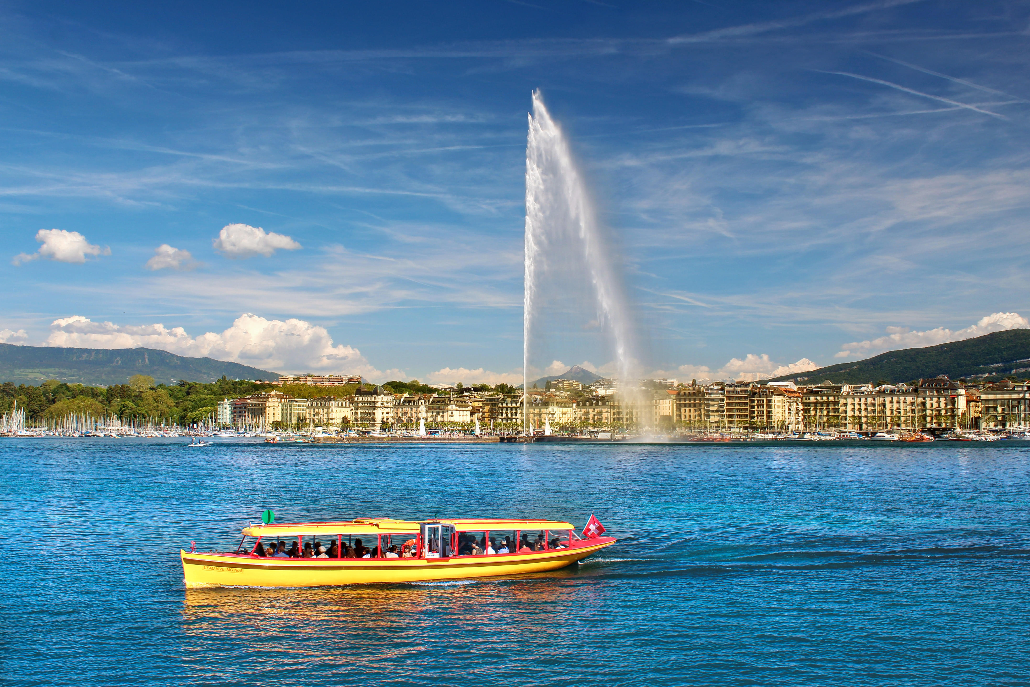 The Geneva Water Fountain (Jet D'eau)
