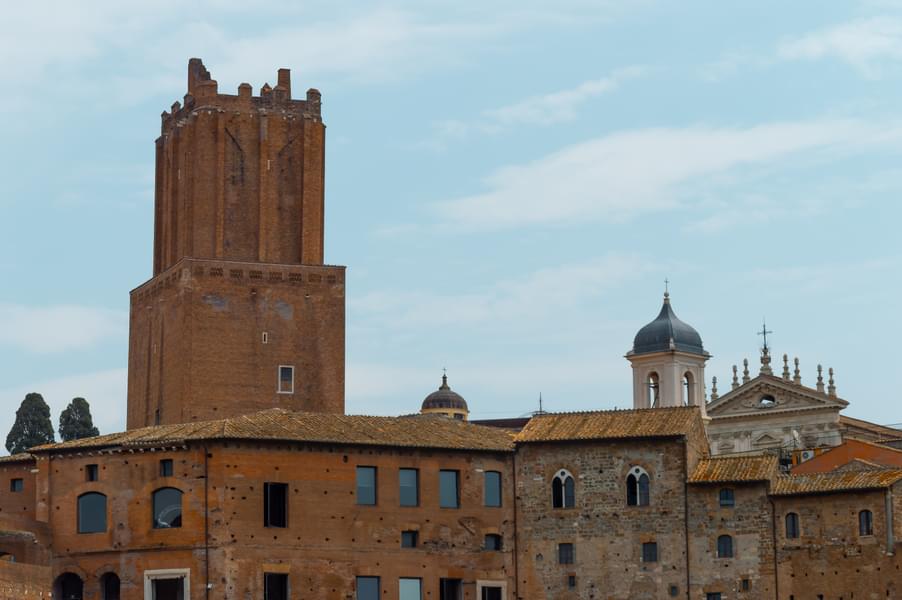 See the renowned Torre Delle Milizie in Rome