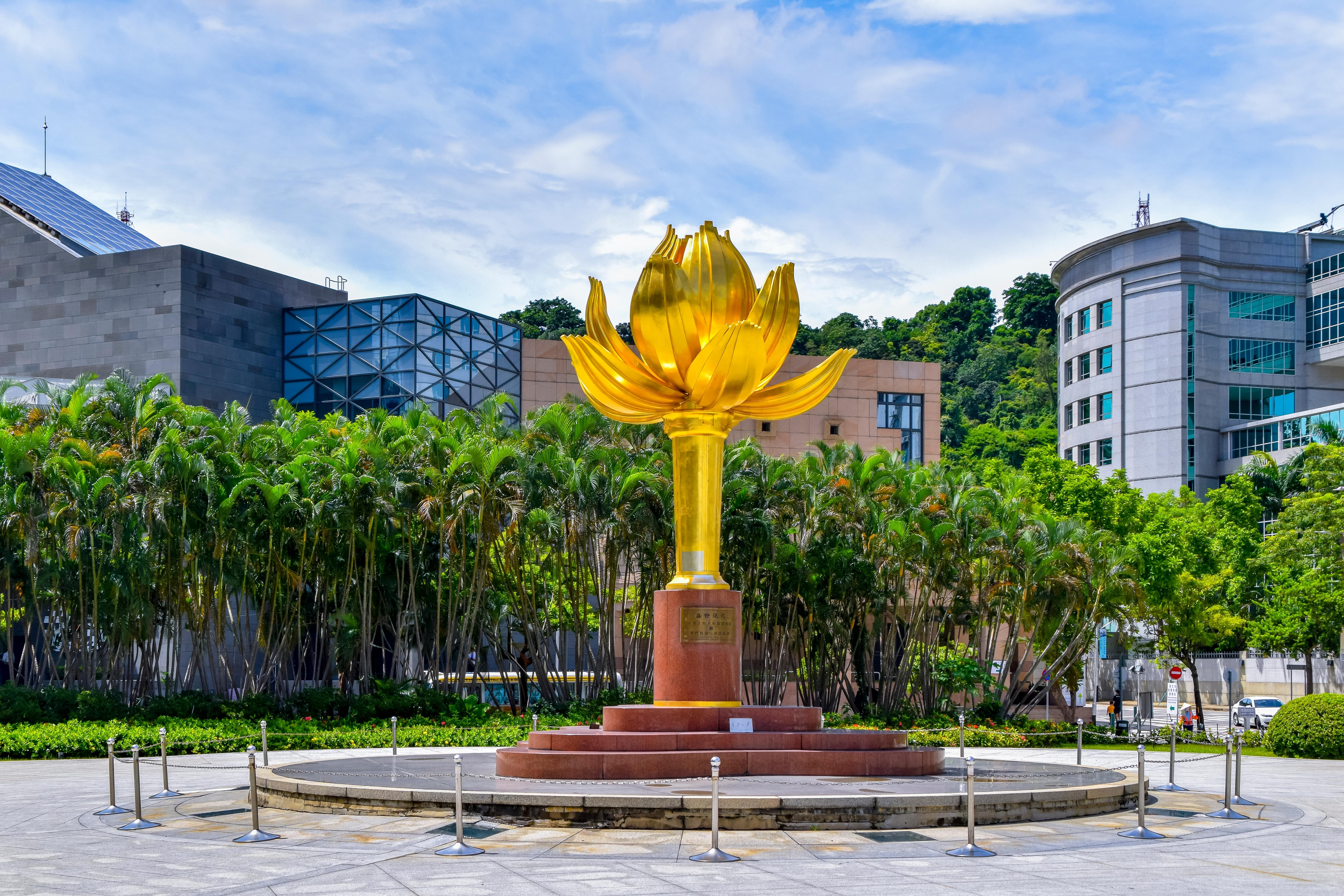 Lotus Statue