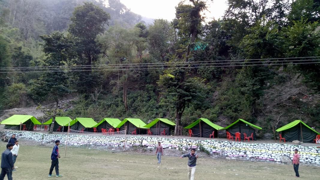 Riverside Camping in Rishikesh Image