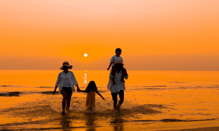 Family at Alleppey, Kerala