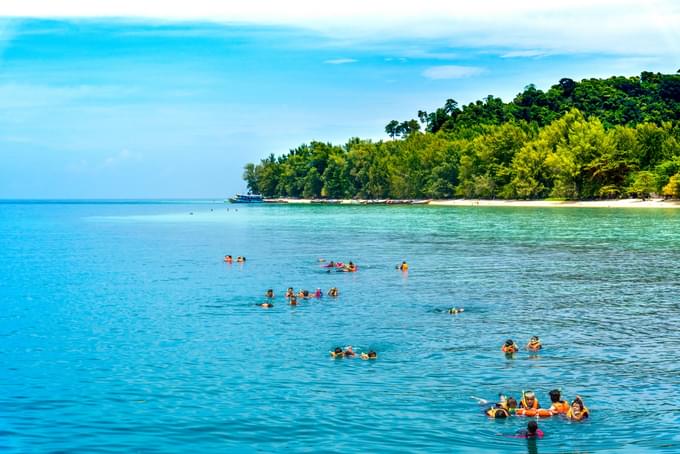 Get an opportunity to swim around the beaches.