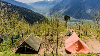 View of the campsite