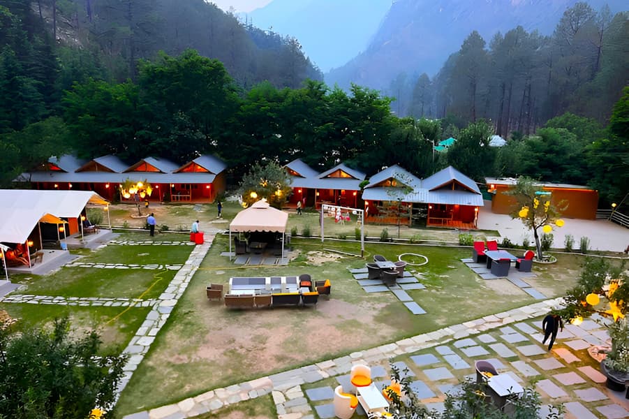 Luxury Riverside Camping in Kasol Image