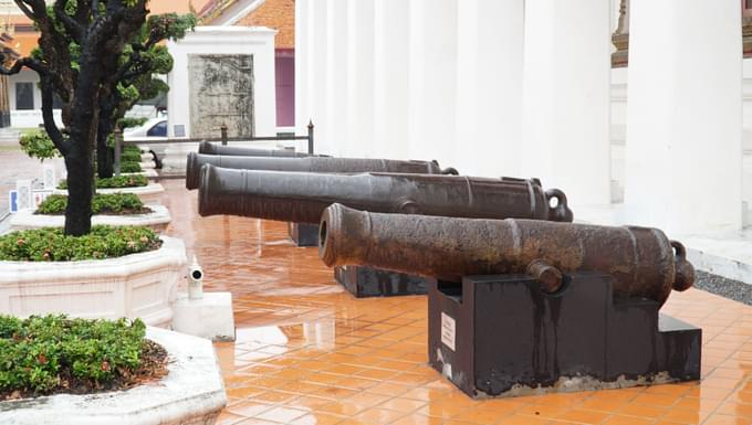 Canons in  National Museum Bangkok