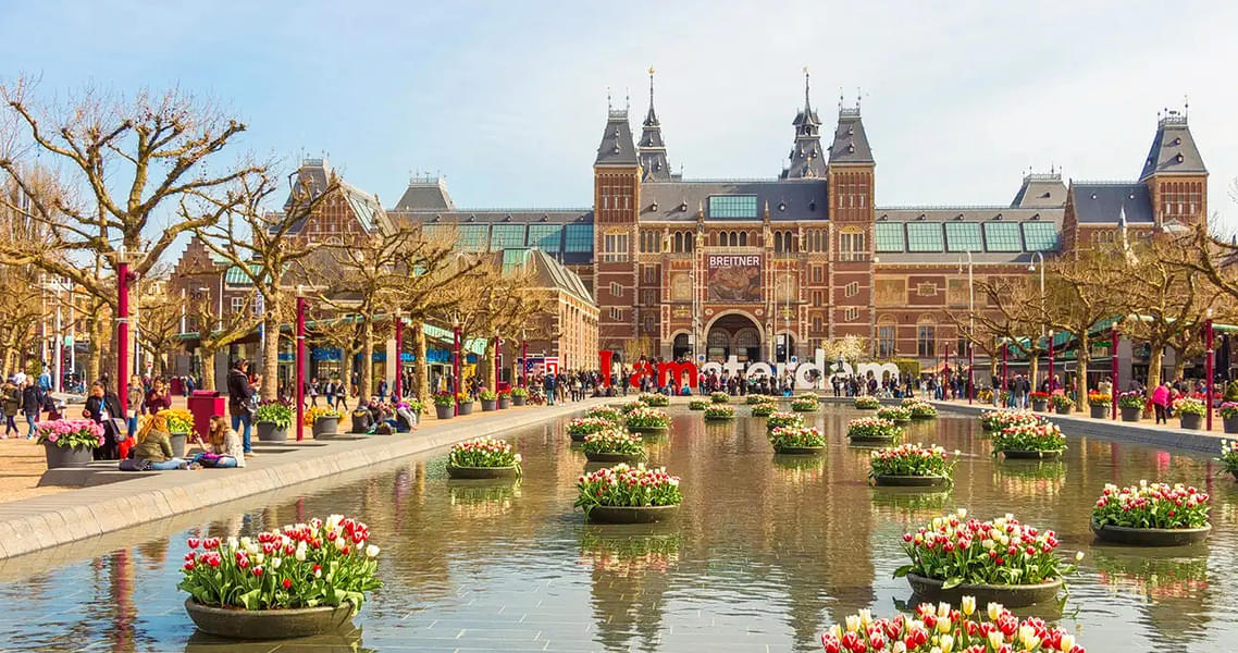 Take a tour around Rijksmuseum and witness the cultural heritage of the city