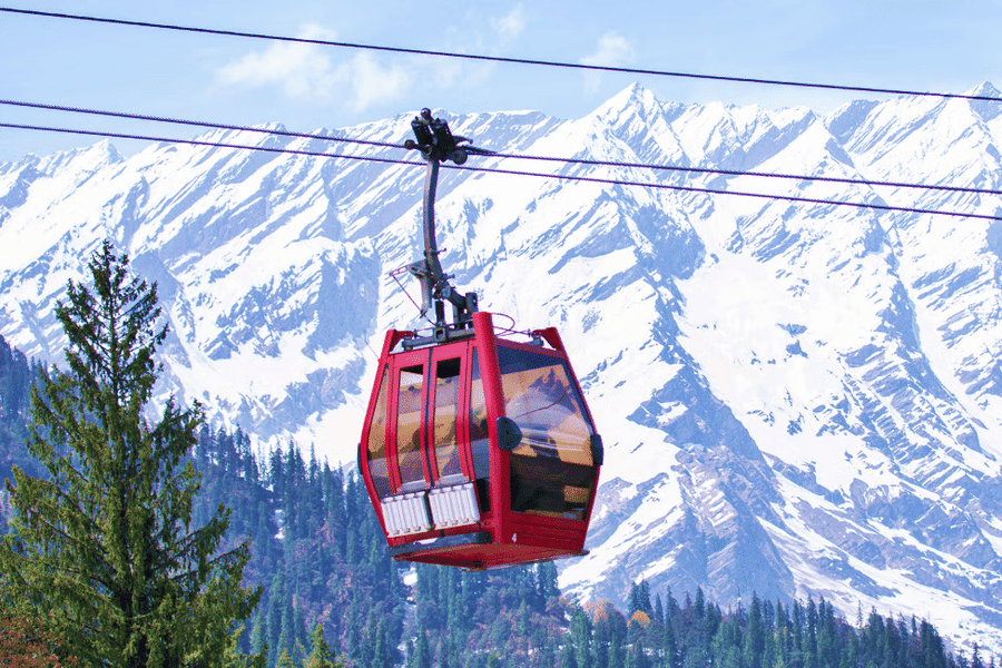 Solang Valley Ropeway Ride Image