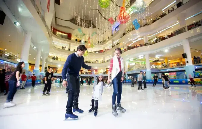 Ice Skating at Sunway Pyramid