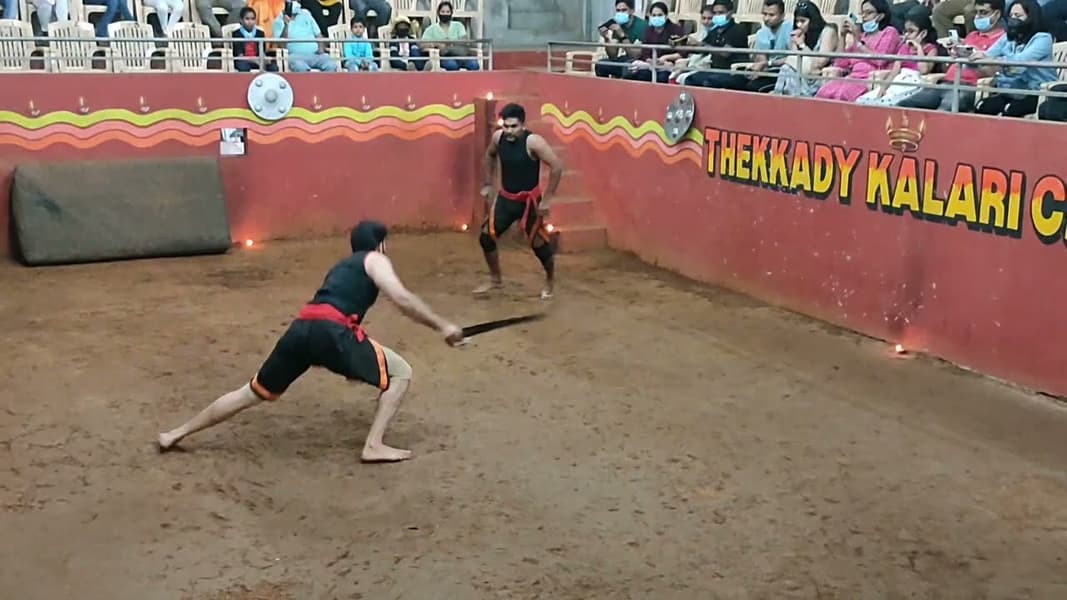 Kalaripayattu Show in Thekkady Image
