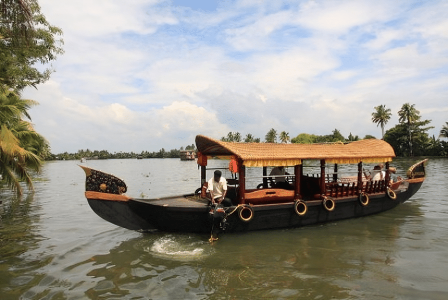 Shikara ride at Poovar island, Kerala Image