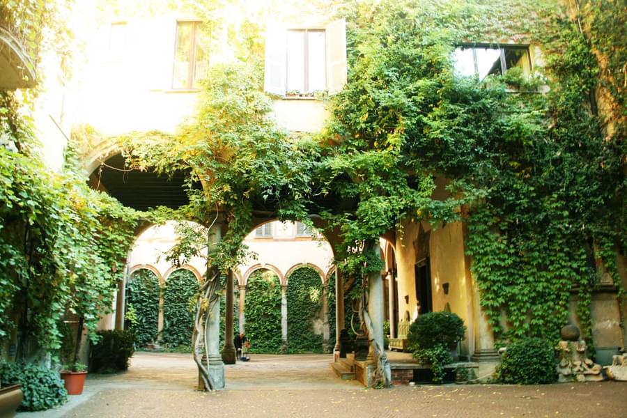 See lovely gardens and the historic architecture at Leonardo da Vinci Vineyard