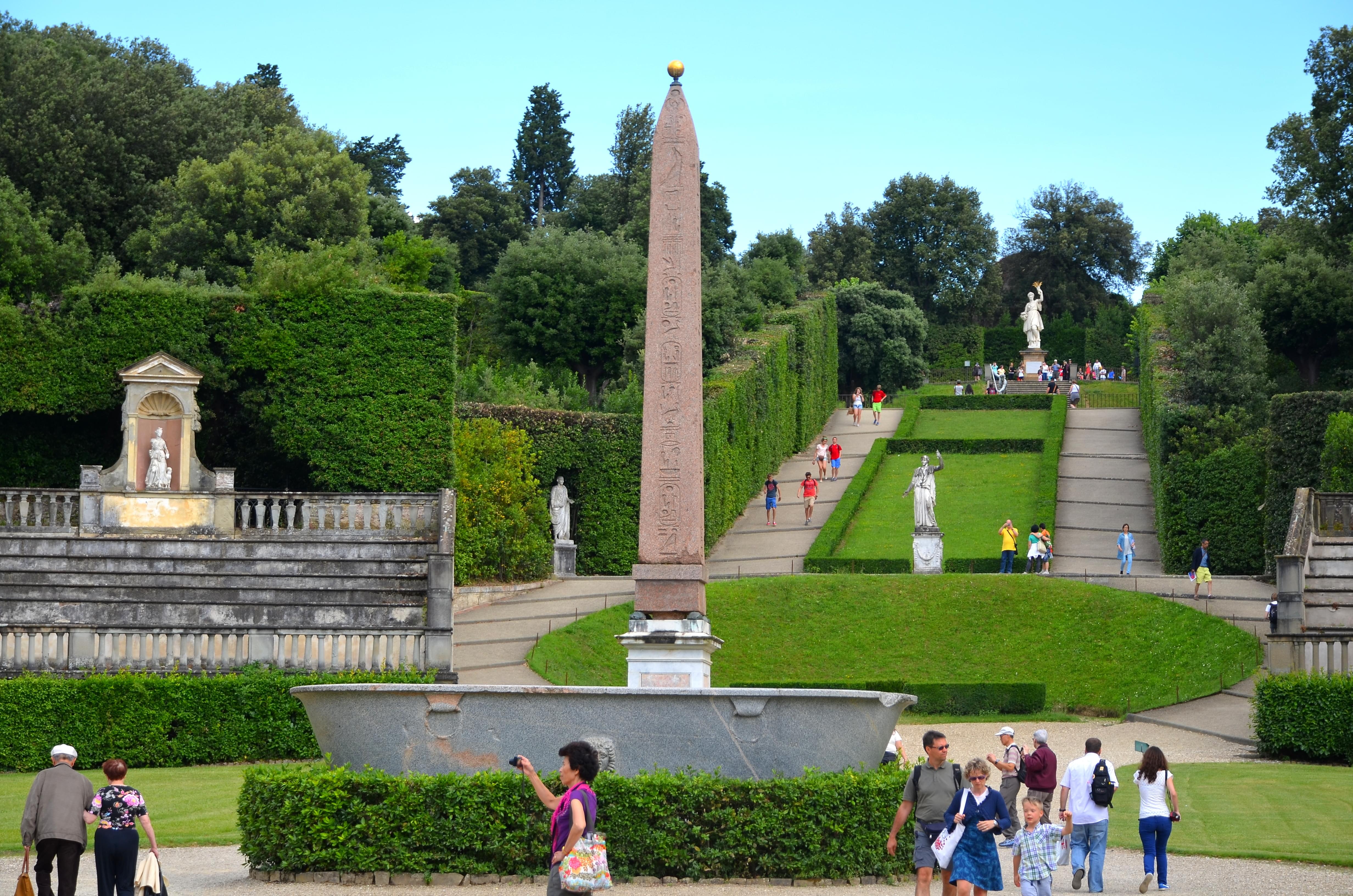 Architecture and landscape of the Boboli Gardens
