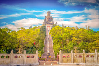 Tian Tan Buddha in Lantau Island