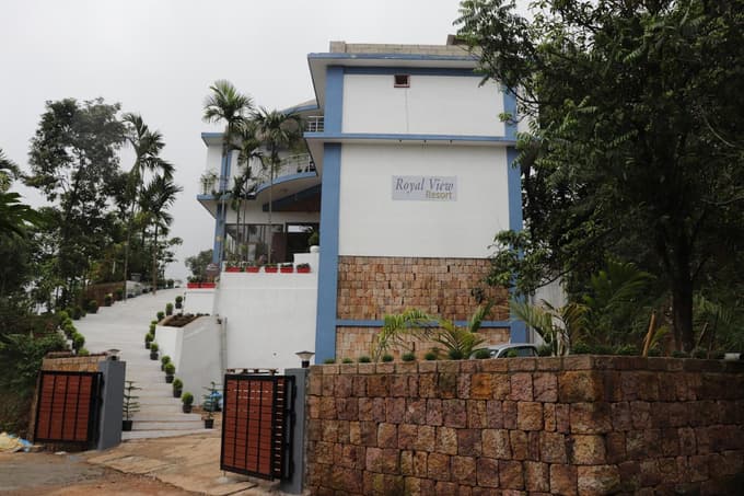 Aerial view of the resort