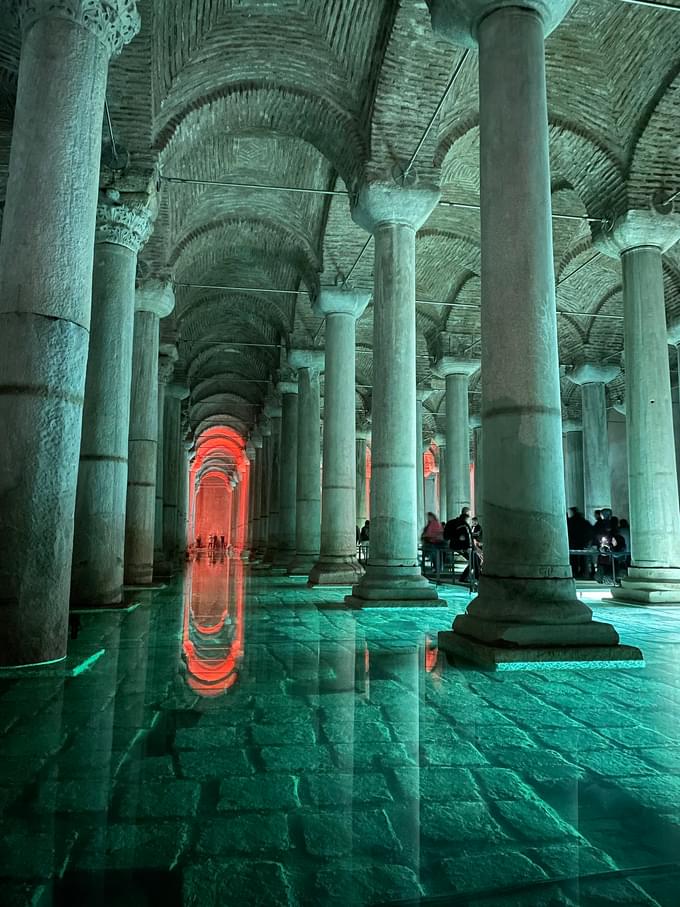 Basilica Cistern At Night