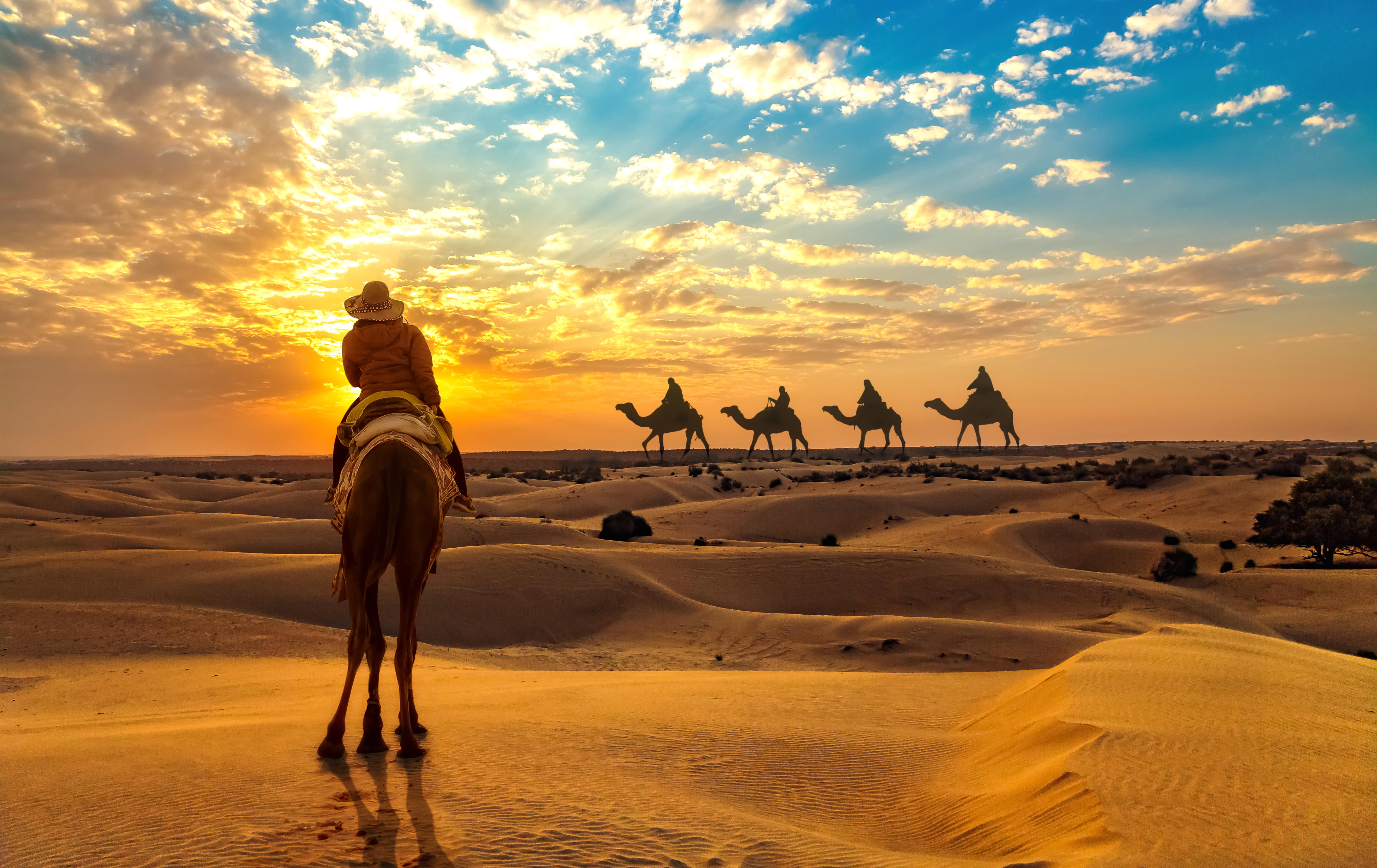 Enjoy multi-day camel safari tour at Jaisalmer