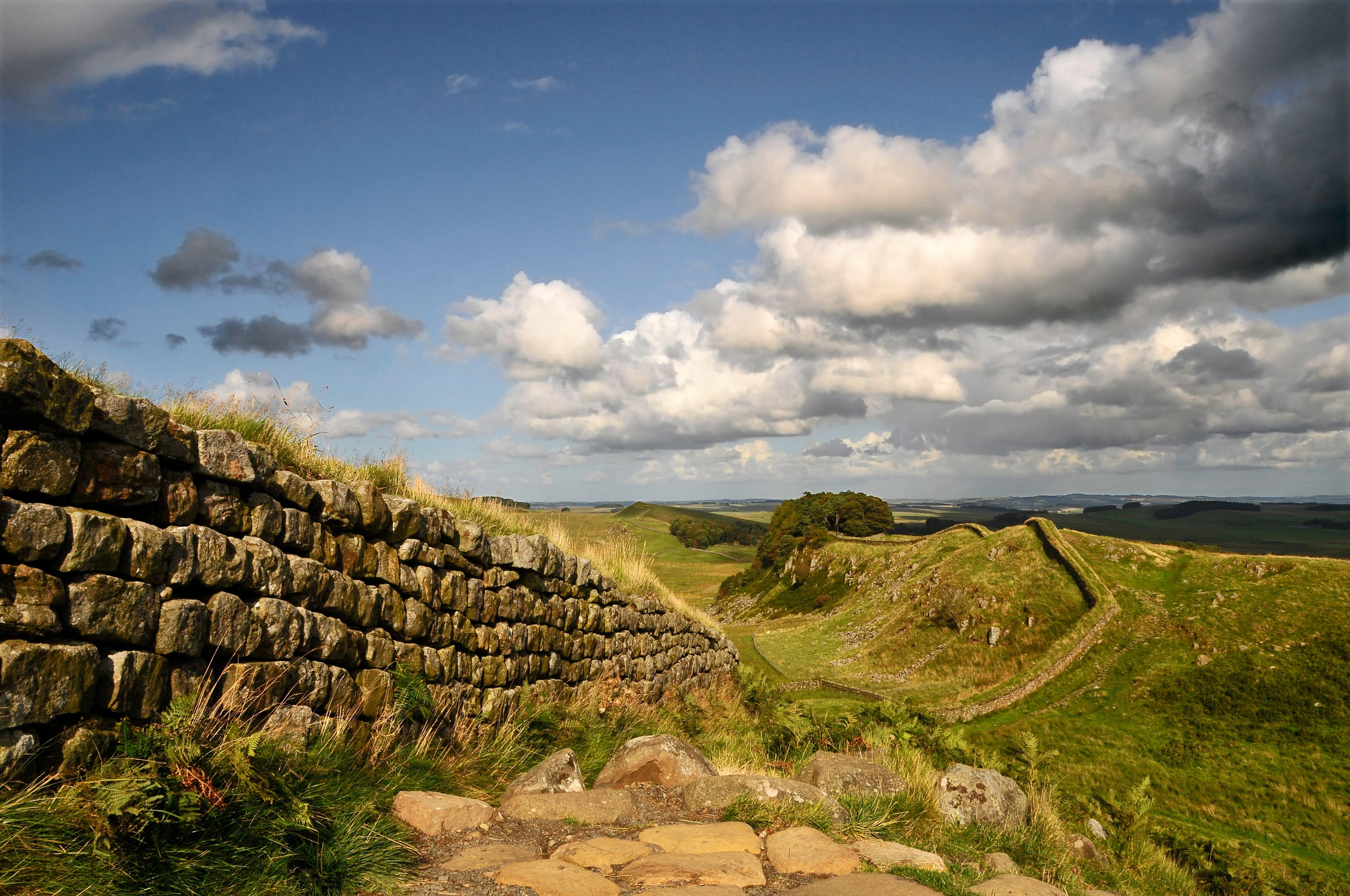 Go on a guided tour of the famous Hadrian's Wall in Edinburgh
