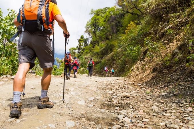 trek to grahan village