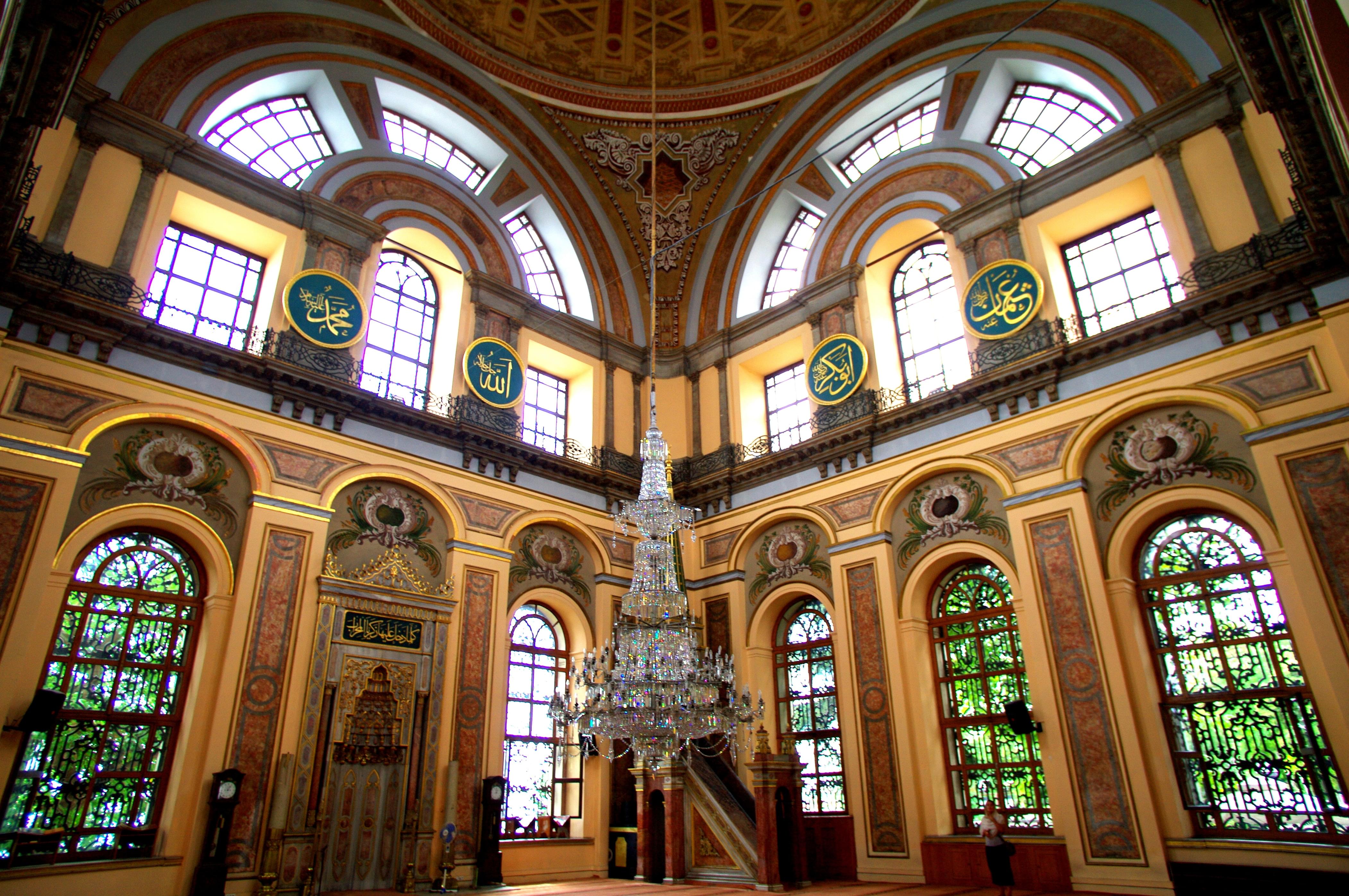 Inside Dolmabahce Mosque