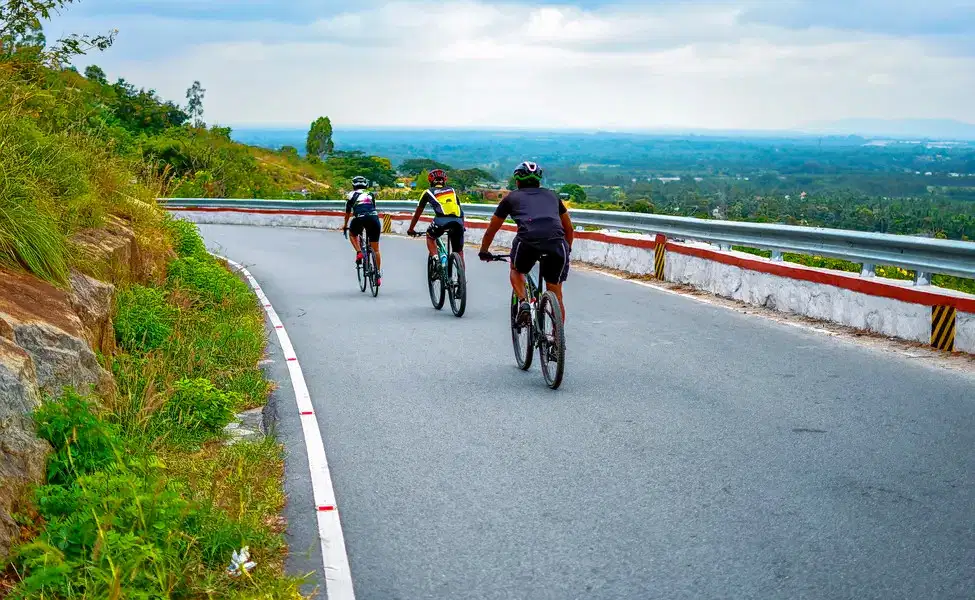 Cycling to Nandi Hills