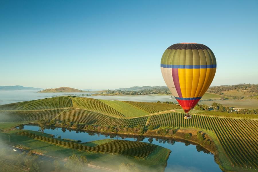 Hot Air Balloon Ride In Yarra Valley Image