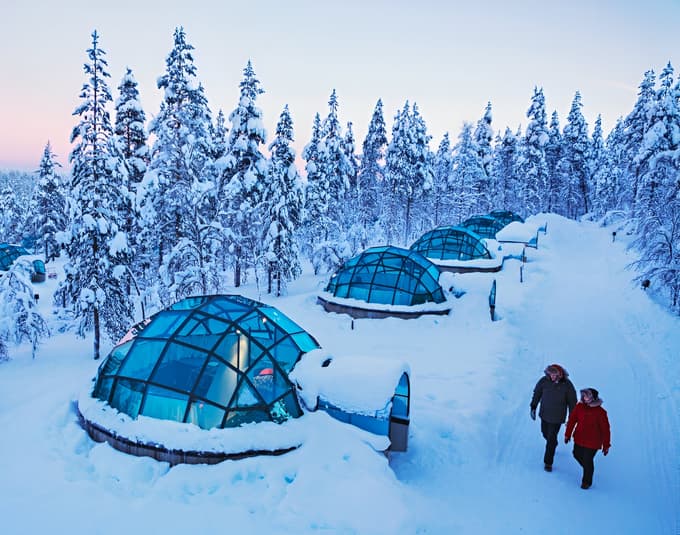 Get a chance to stay in comfortable Igloos with your partner