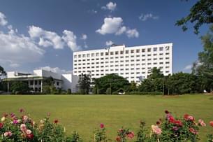 Exterior view of the resort from distance