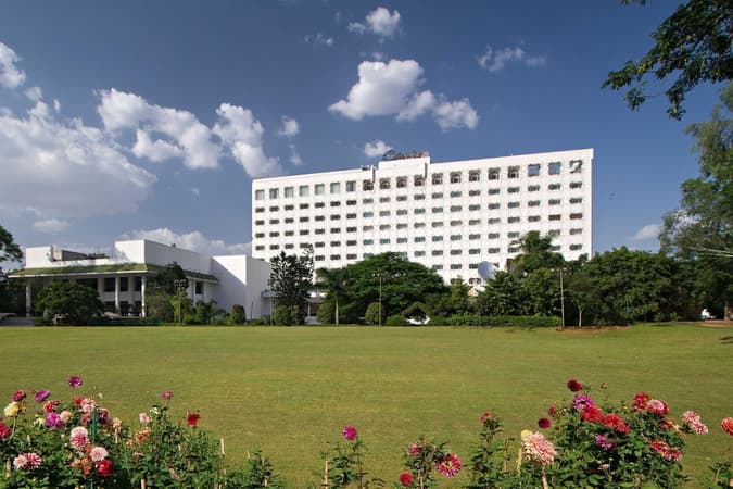 Exterior view of the resort from distance
