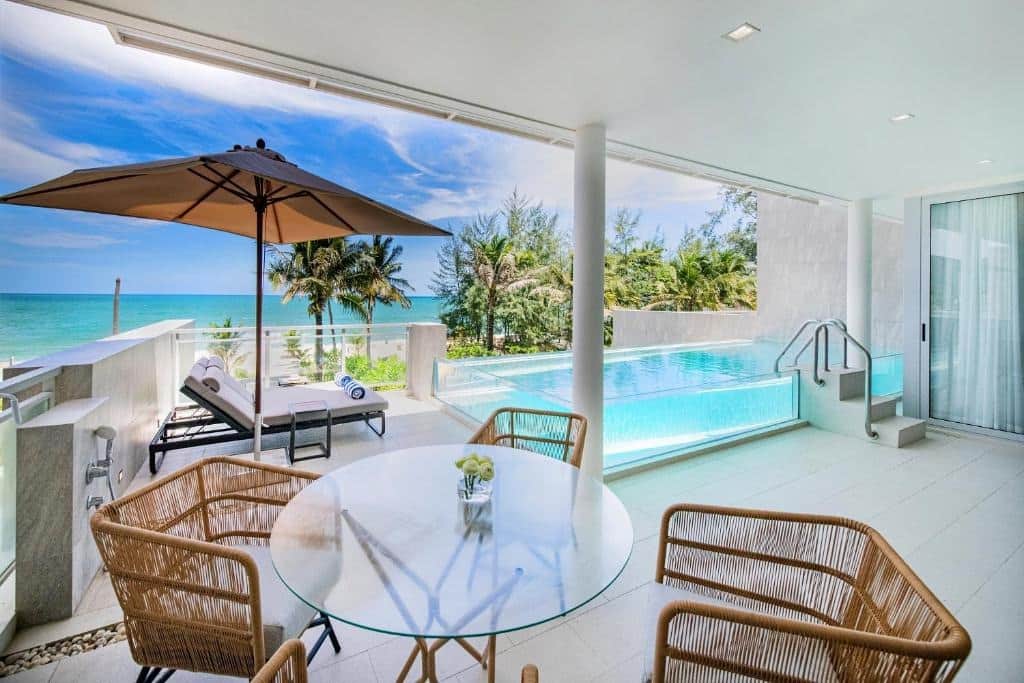 Dine beachfront at Bang Tao Beach