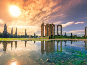 Get mesmerized by the views of a temple, dedicated to the Kings of Olympian Gods Zeus
