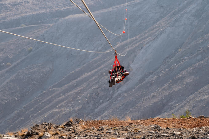 Go for the world’s longest zipline, Ras al Khaimah