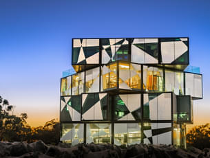 Visit the dArenberg Cube, a look alike of the Rubik's Cube in South Australia