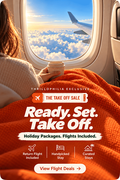 Thrillophilia Exclusive: The Take Off Sale. Ready. Set. Take Off. Holiday packages, flights included. View flight deals.