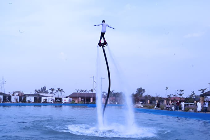 Fly above Coimbatore’s waters in 10 mins Fly Board Ride