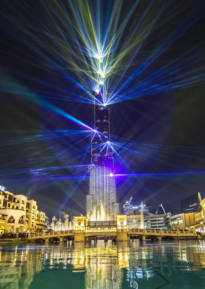 Burj Khalifa Light Show Best time to visit