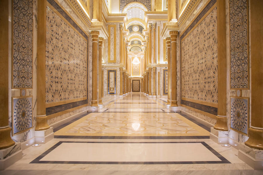 Stroll through the exquisite & vast corridors