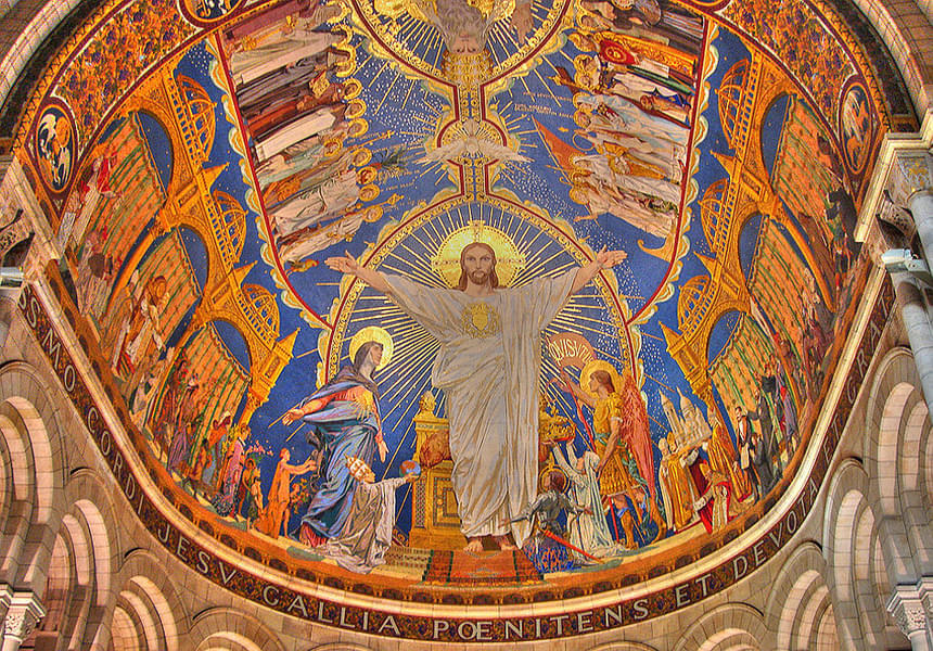 Witness the world's largest mosaic of Christ in Majesty