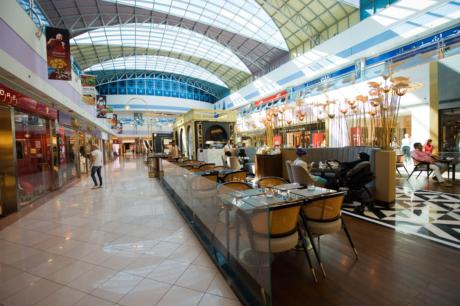 Enjoy a meal at the Mall