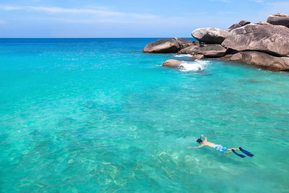 Snorkeling at Elephant Beach