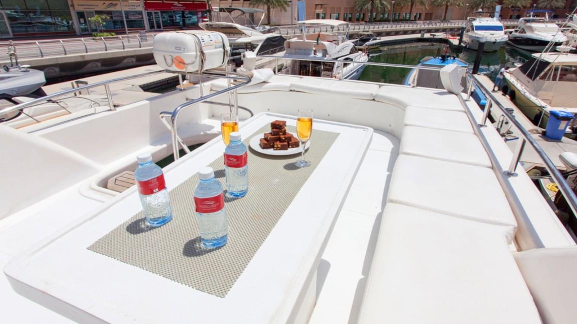Plan a celebration on this super luxury Yacht.