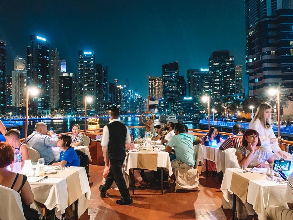 Spend some quality time with family and friends at the Dhow Cruise