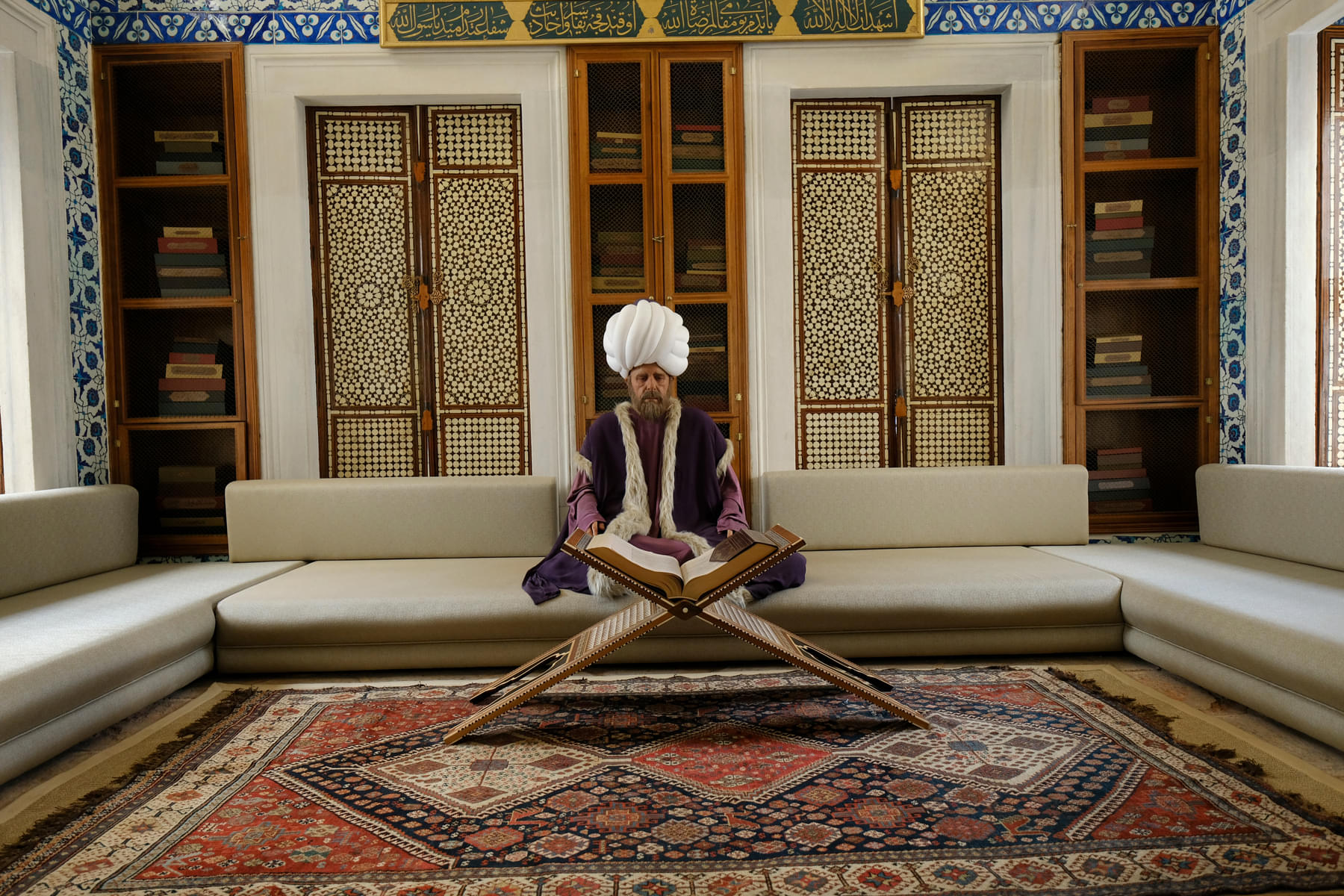  See the regal library inside the magnificent Topkapi Palace