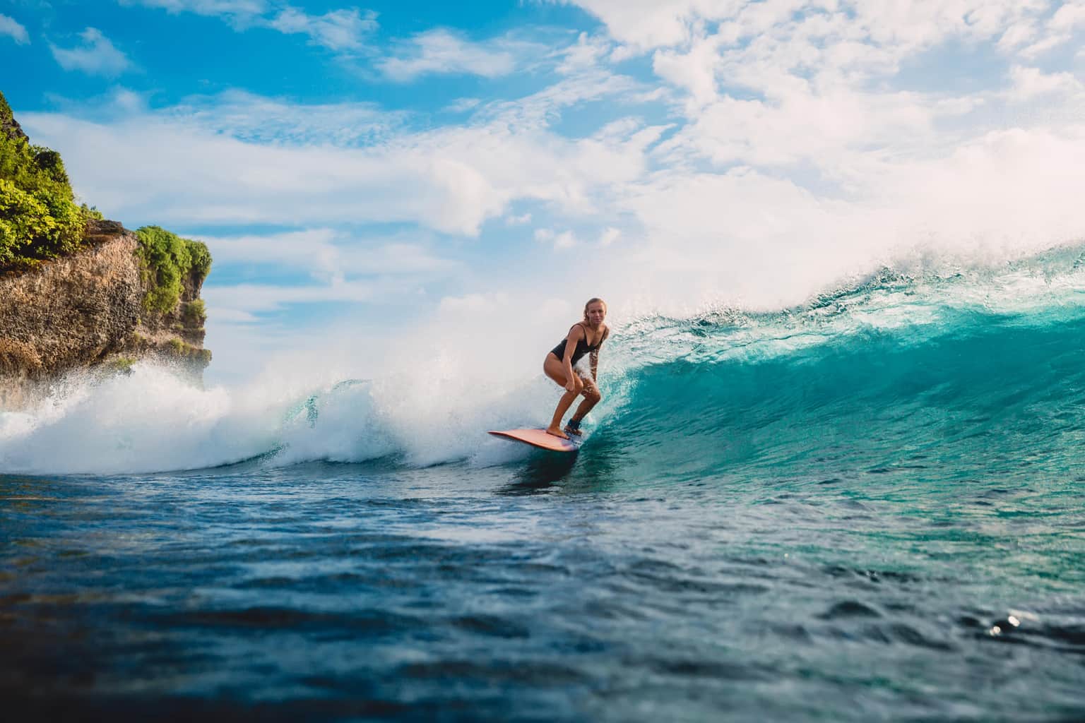 Enjoy Surfing on Sea Waves