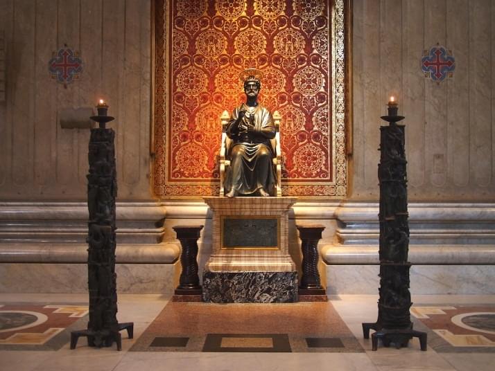 Altar Inside St. Peter's Basilica