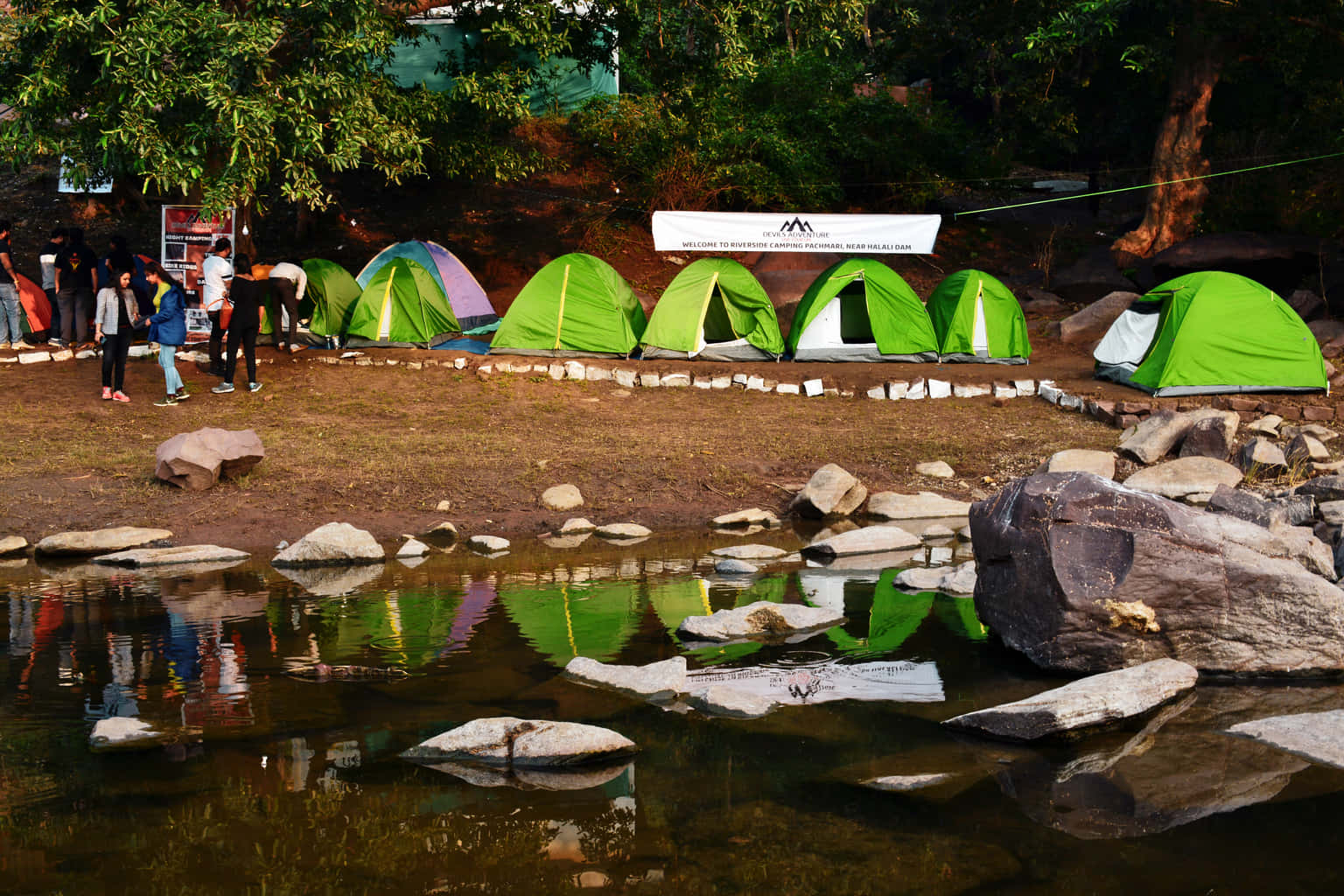 Riverside Camping near Bhopal